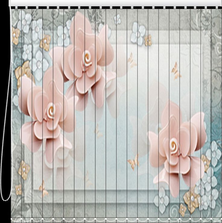 3D Floral Vertical
